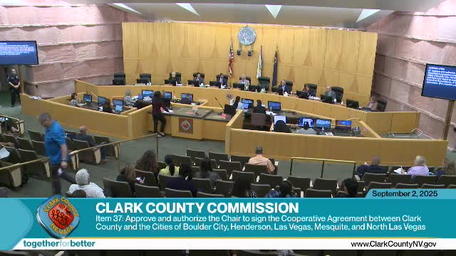 County approves cooperative agreement to form Southern Nevada Council of Governments