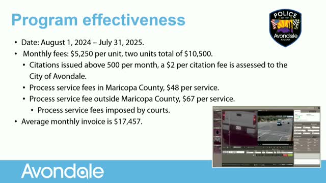 Avondale's Photo Radar Program Faces Budget Implications and Vandalism Challenges