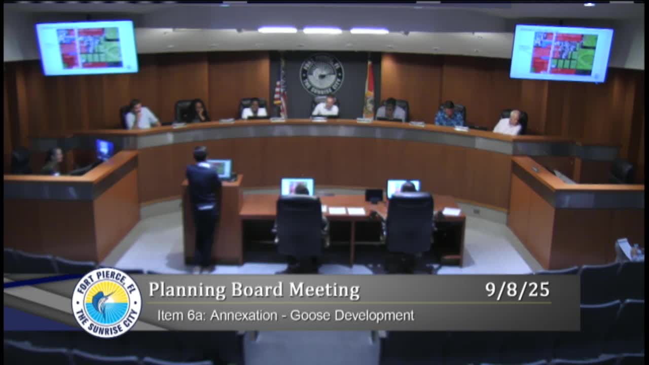 Fort Pierce Planning Board Tables Sunrise Lakes Development Proposal for Further Review