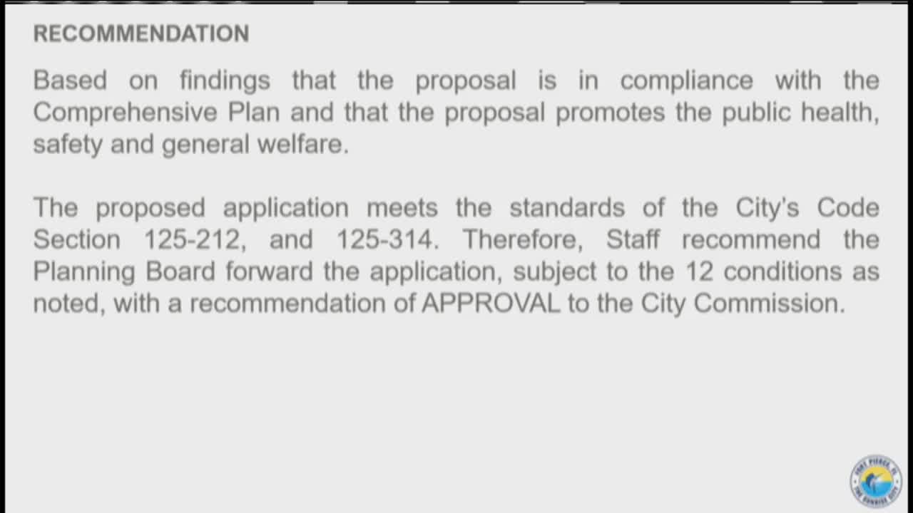Planning Board Recommends Approval for Sunrise Boulevard Development Project