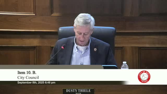 Katy City Council Considers Special Use Permit for Apostolic Church at East Fifth Street