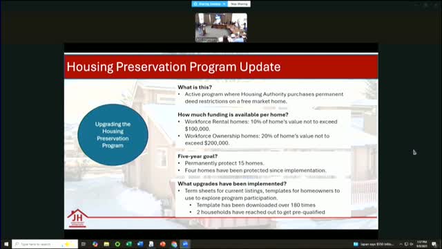 Housing Commission plans robust preservation alternatives for aging units and historic structures