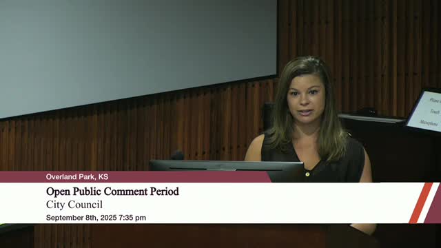 Carrie Cohen urges council to reject zoning variance in Overland Park neighborhood