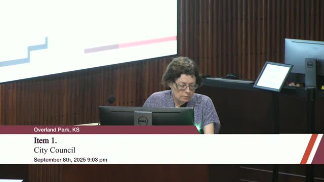 Overland Park Council Discusses Budget Challenges and Property Tax Concerns