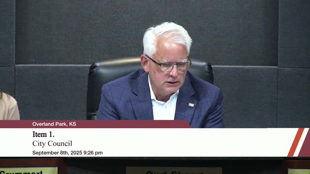 Overland Park City Council Adopts 2026 Budget Despite Revenue Neutral Rate Concerns