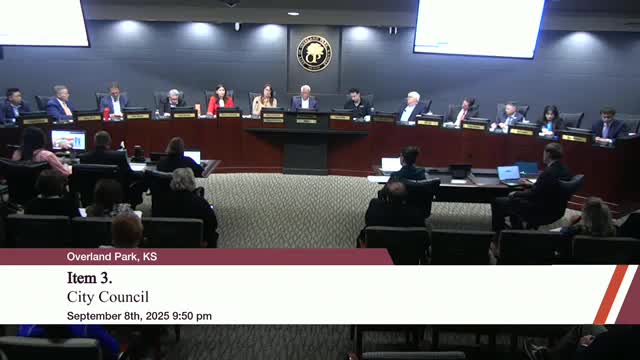 Overland Park Council Approves Budget Focused on Infrastructure and Community Services