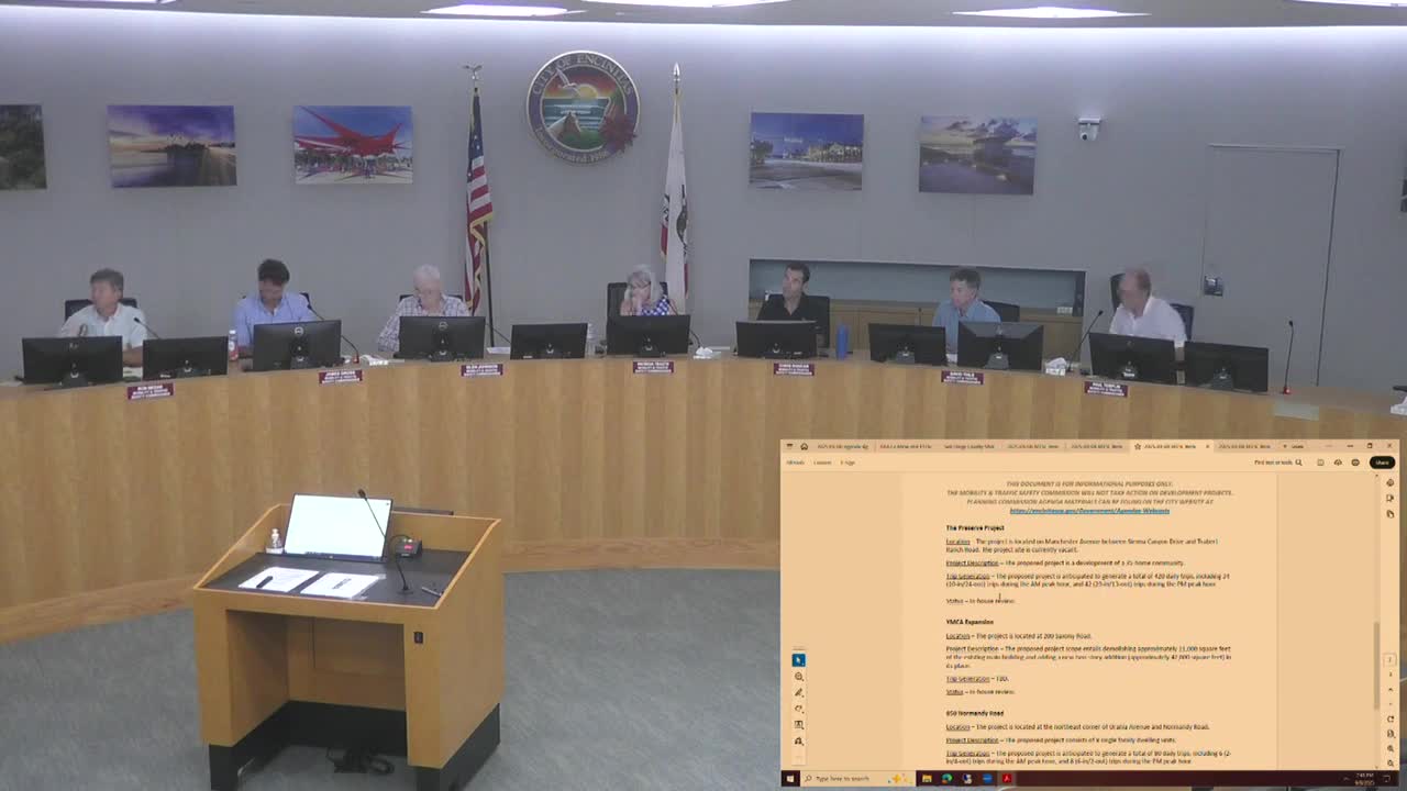 Encinitas Reviews Traffic Impact of New Development Projects