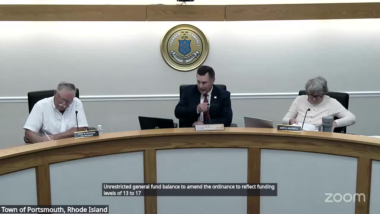 Portsmouth Council Debates Fund Balance Policy Amid Concerns Over Tax Increases