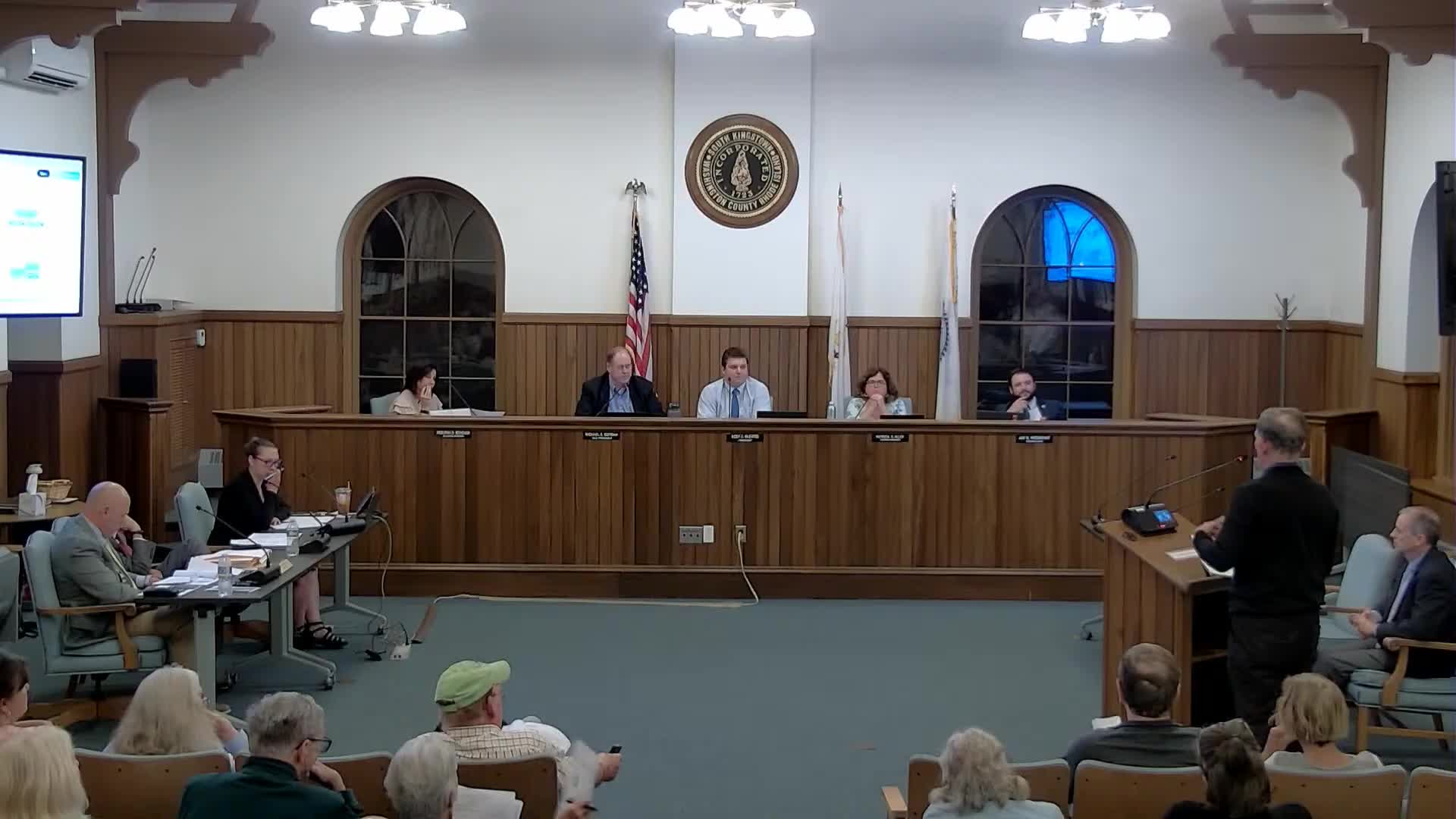 South Kingstown Town Council Acknowledges Indigenous Land During Regular Session