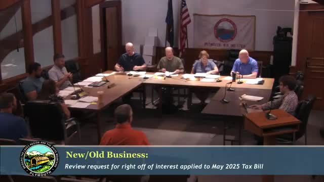 Select Board opens hearing on cross-access easement for 36 Main Street; votes to reschedule statutory second hearing