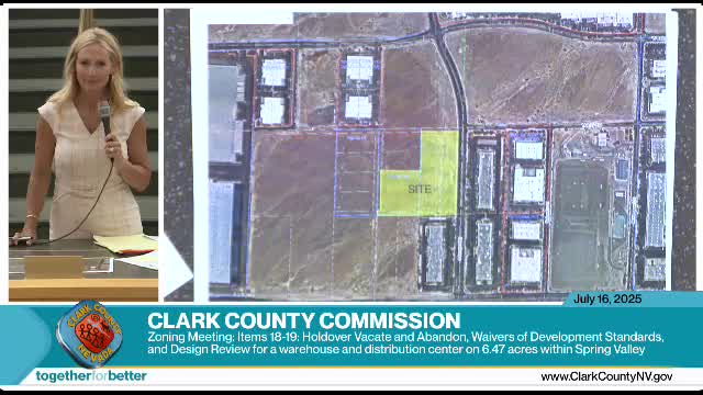 Warehouse project in Spring Valley approved with condition for eight EV-capable parking spaces, added trees and potential shared access