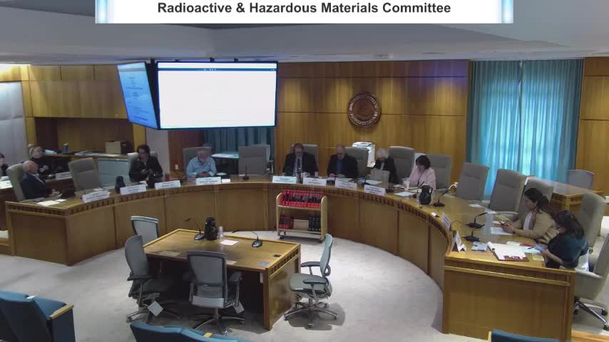 Interim committee approves two-year work plan to study PFAS, carbon sequestration, modular reactors and decommissioning