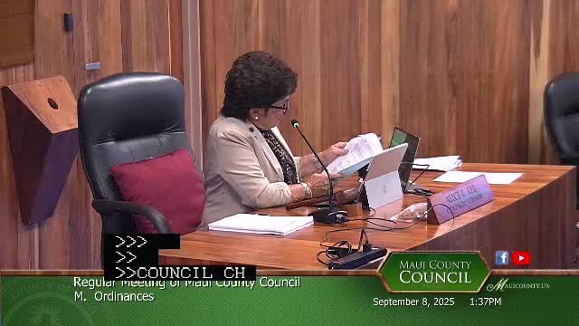 Maui County Council Approves Bed and Breakfast Bill Amid Reconstruction Needs