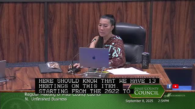 Council Debates Land Ownership and Affordable Housing Funding for Kuihimana Project