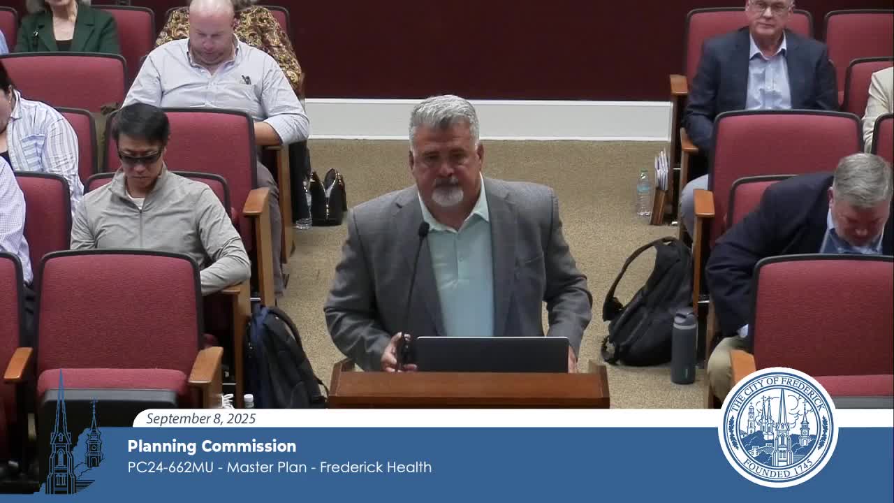 Commission Discusses Workforce Housing Amid Frederick Health Complex Traffic Concerns