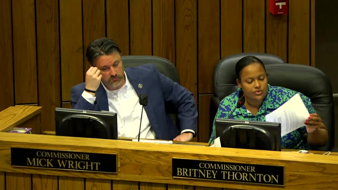 Commissioner Thornton proposes election alignment for Shelby County school board in 2026