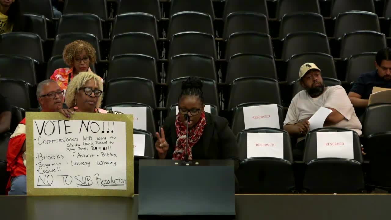 Shelby County Commissioners Debate School Board Term Limits and Election Alignment