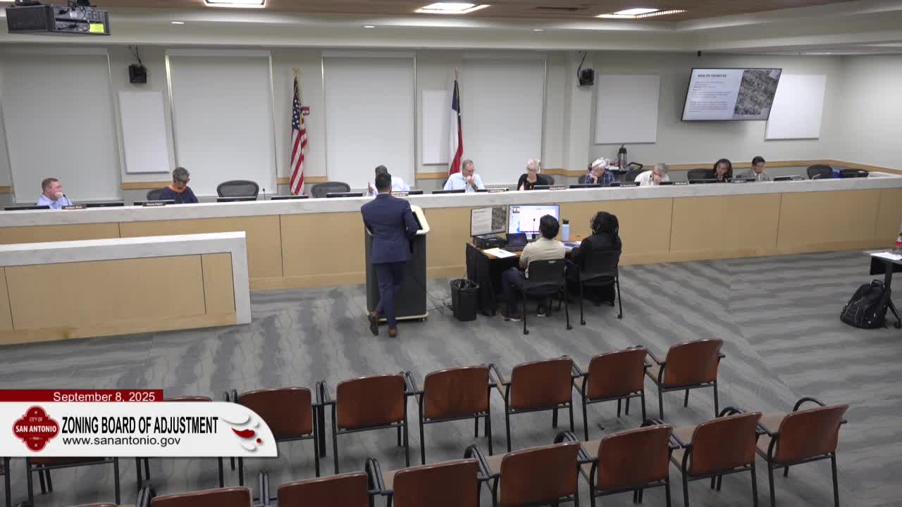 Commissioner Brackman addresses neighborhood association opposition to zoning plan