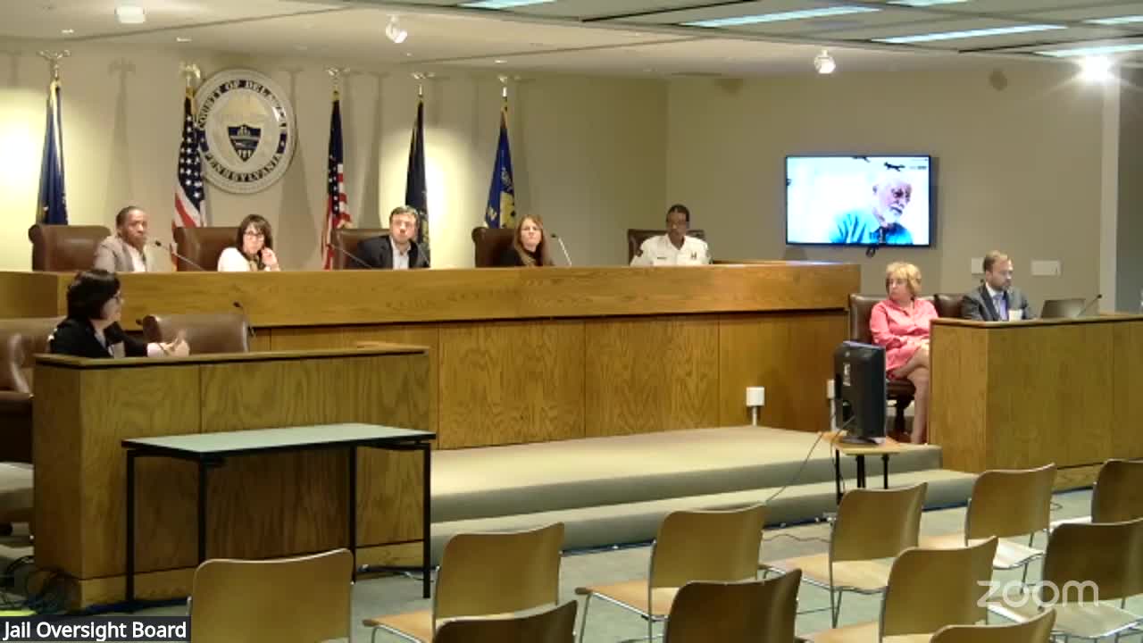 Public Raises Concerns Over Jail Conditions and Advisory Roles at Board Meeting