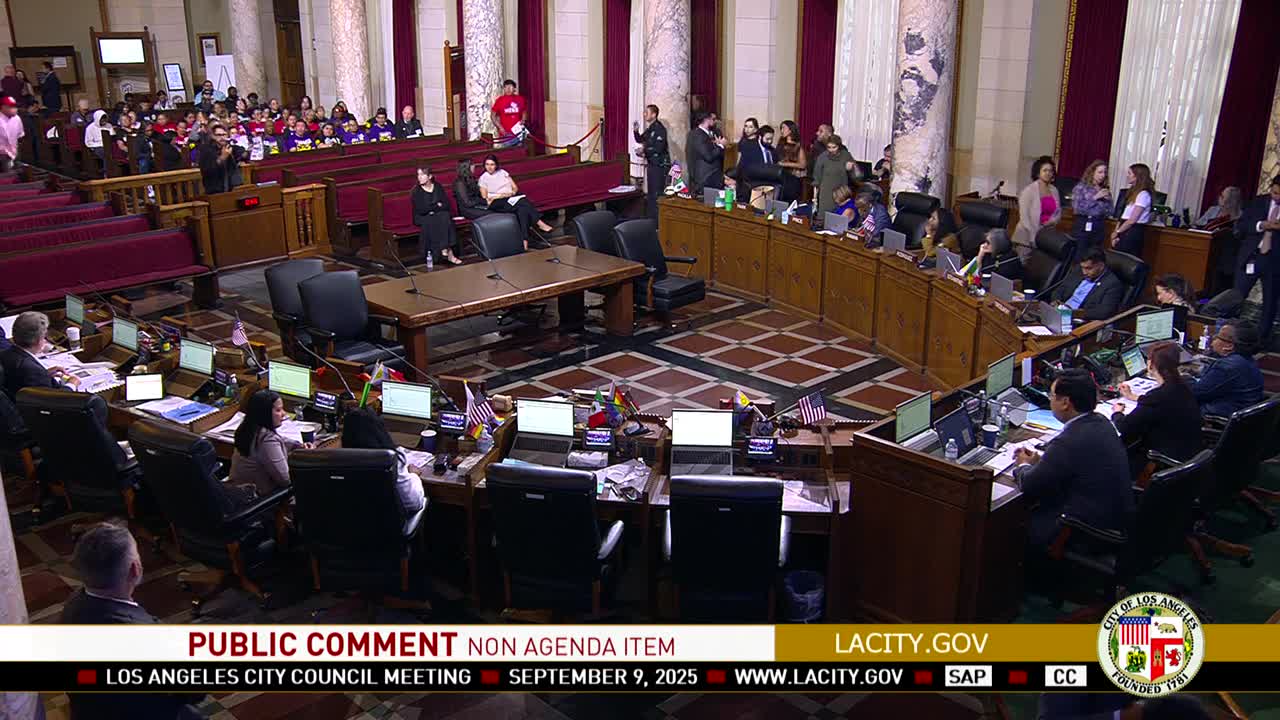 Chairman Orders Removal of Disruptive Audience Member During Public Meeting