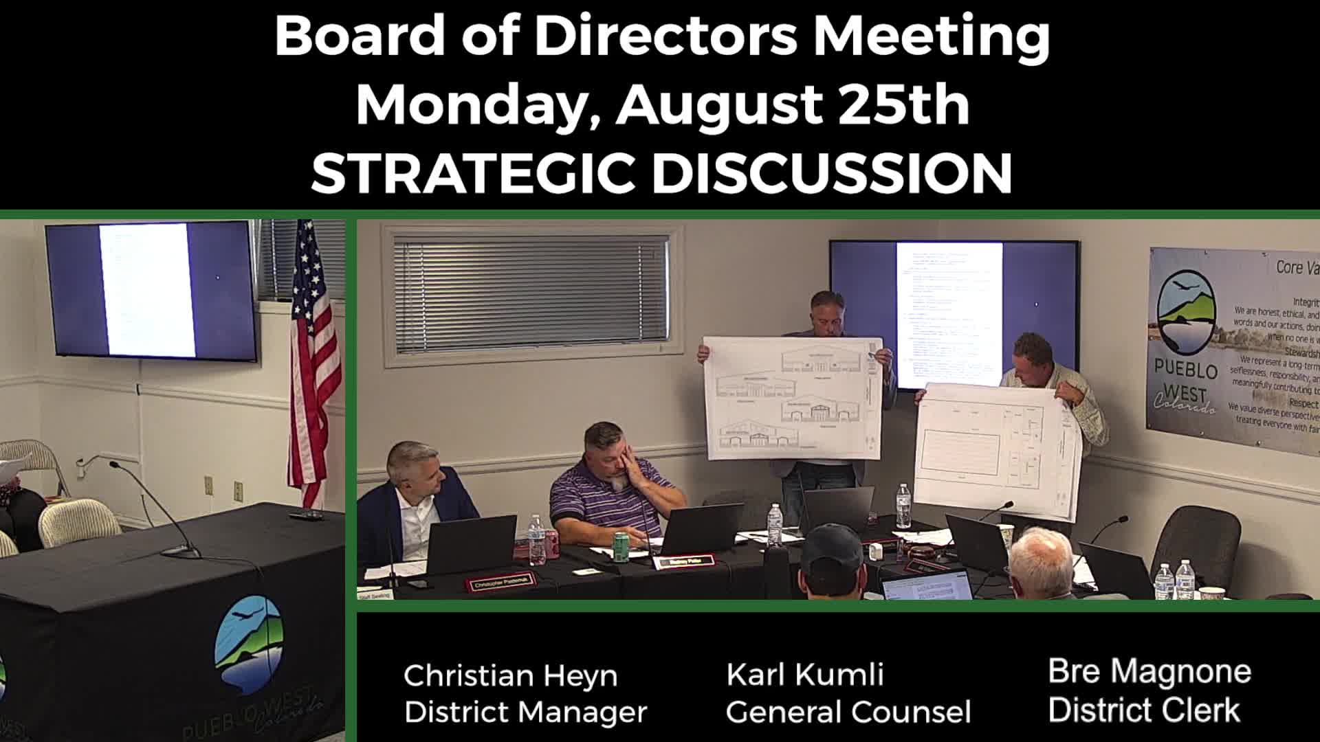 Board member presents lower‑cost metal‑building concept for aquatic center; staff to compare costs