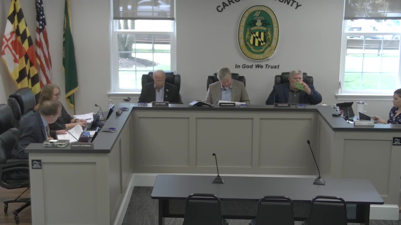 Caroline County Introduces Bill to Establish Compensation Review Commission for Commissioners
