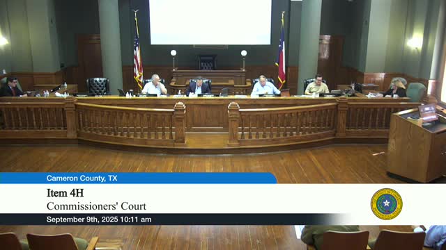 Cameron County Commissioners Vote to Table Extension Request for Sheriff Deputies