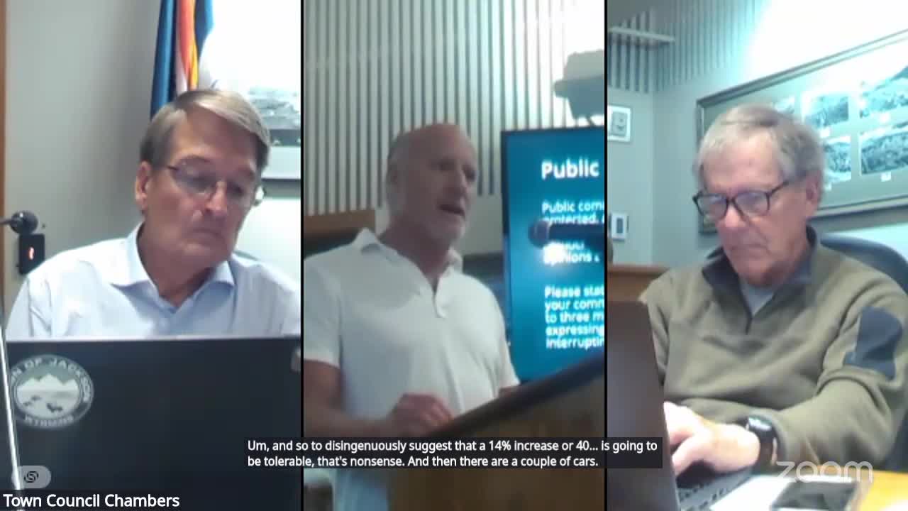 Jackson Residents Oppose New Hotel Development Citing Community Character and Congestion Concerns
