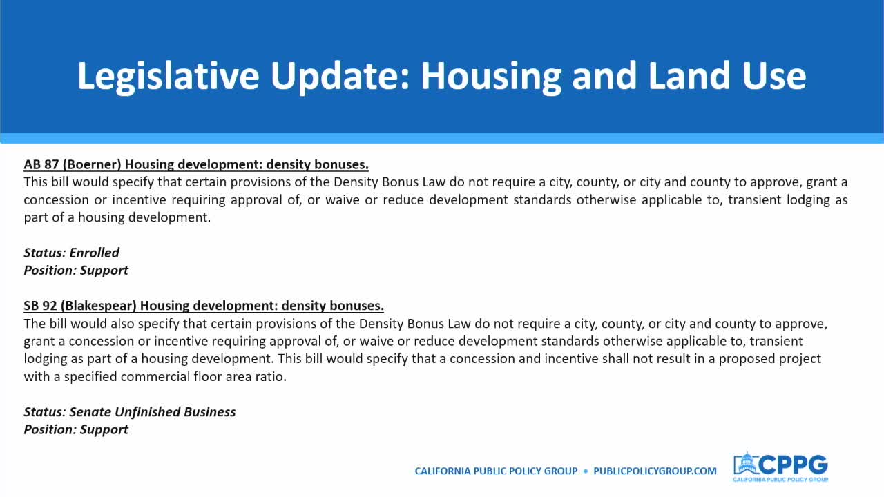 City of Carlsbad Legislative Subcommittee Supports New Sober Living Legislation