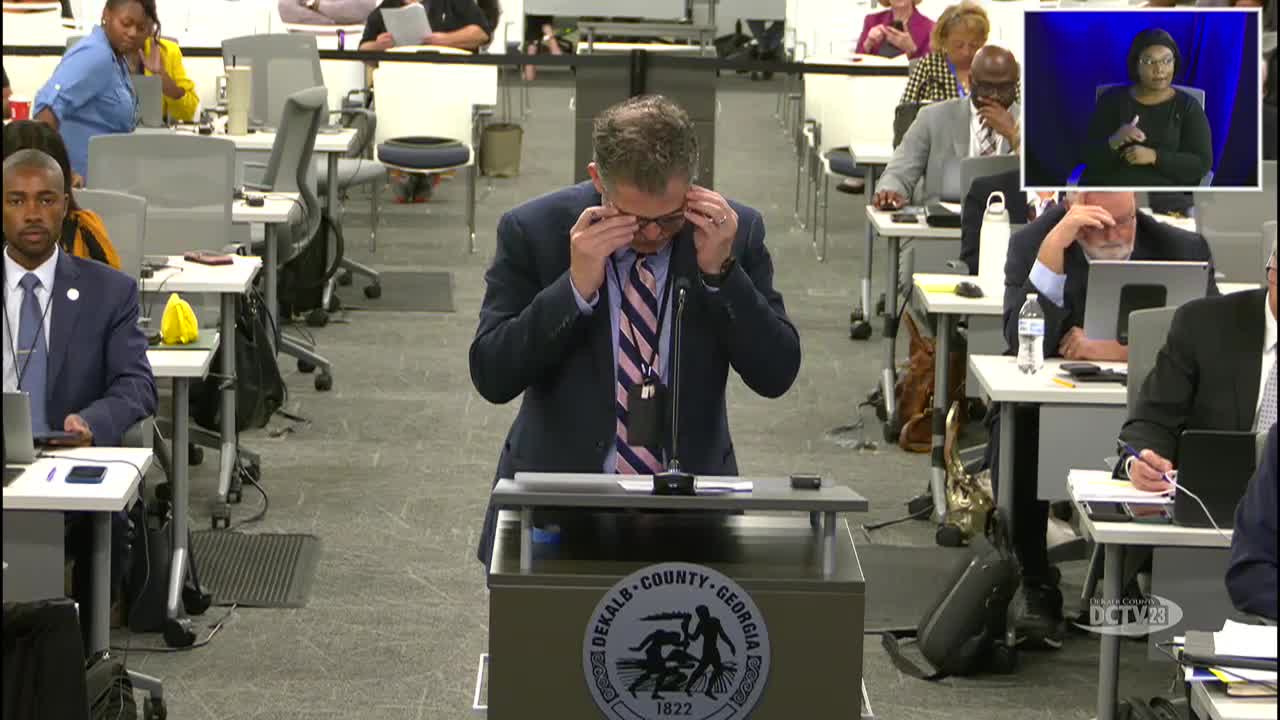 DeKalb County Commissioners Vote to Defer Police Liaison Position for 30 Days