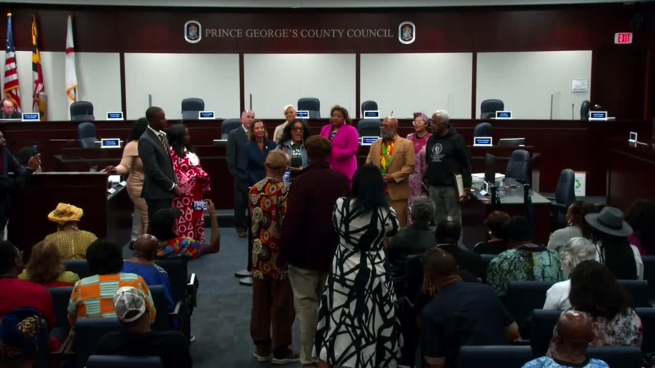 Prince George's Council Honors Washington Road Warrior for NFL Passion and Community Impact