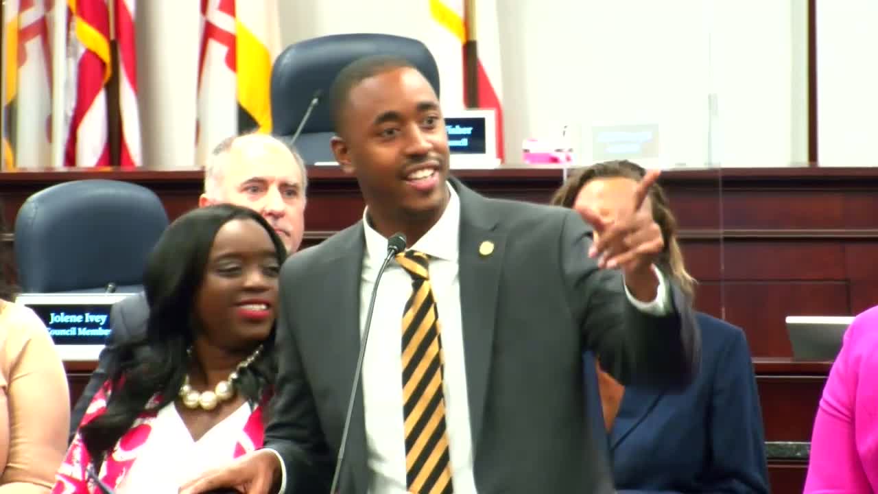 Prince George's County Council Honors Shirley Anglin for 15 Years of Service