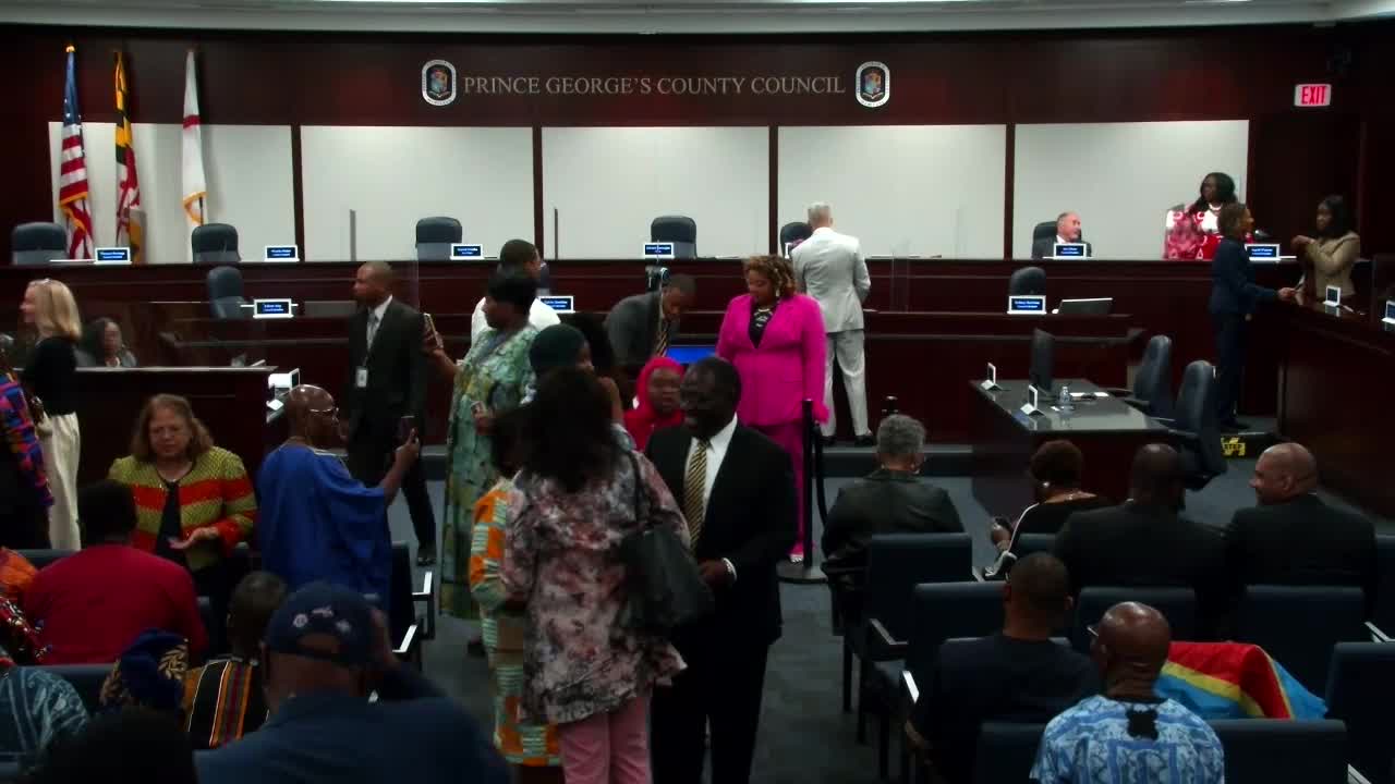 Prince George's County Council Opens Fall Session with Recognitions and Proclamations