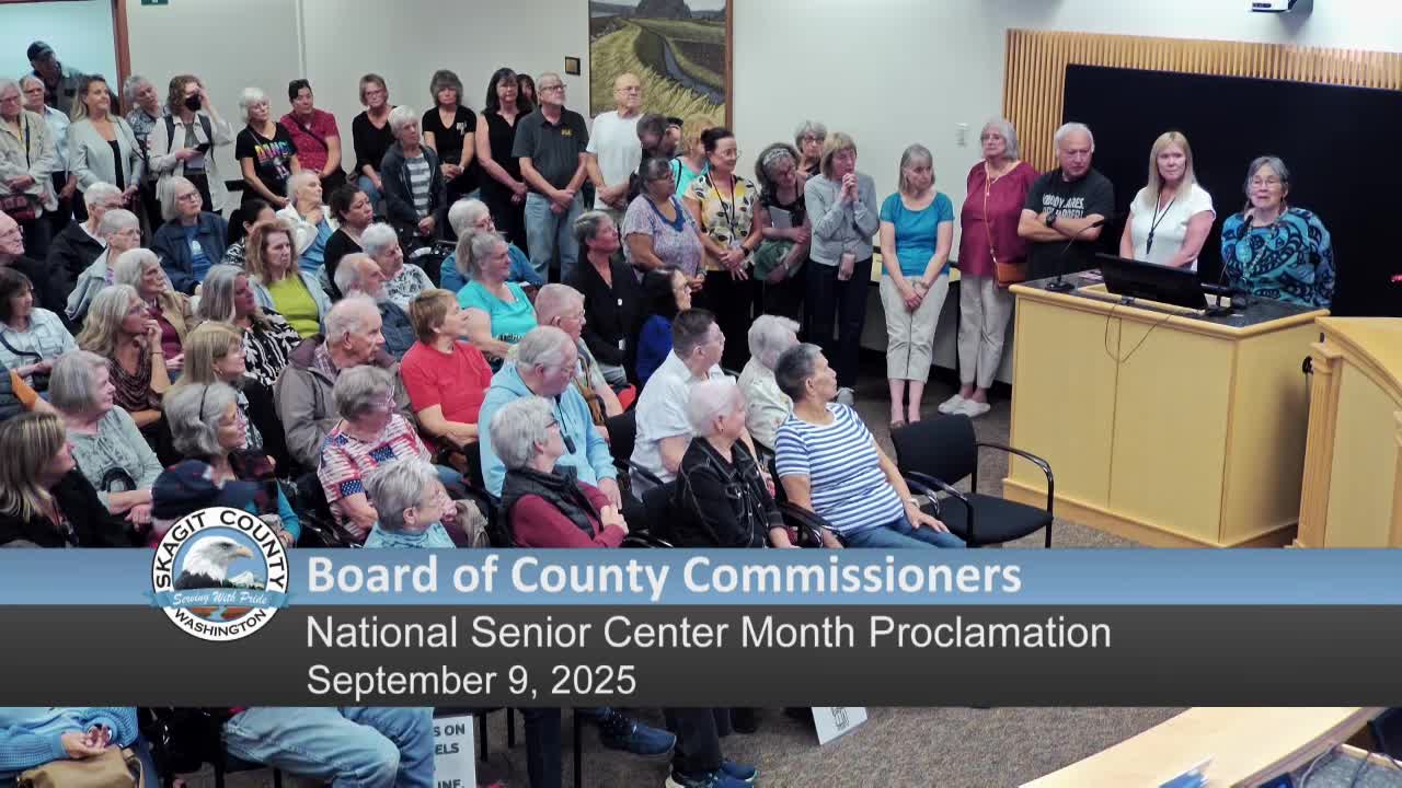 Swinomish Elder Representatives Thank Skagit County for Senior Services Support