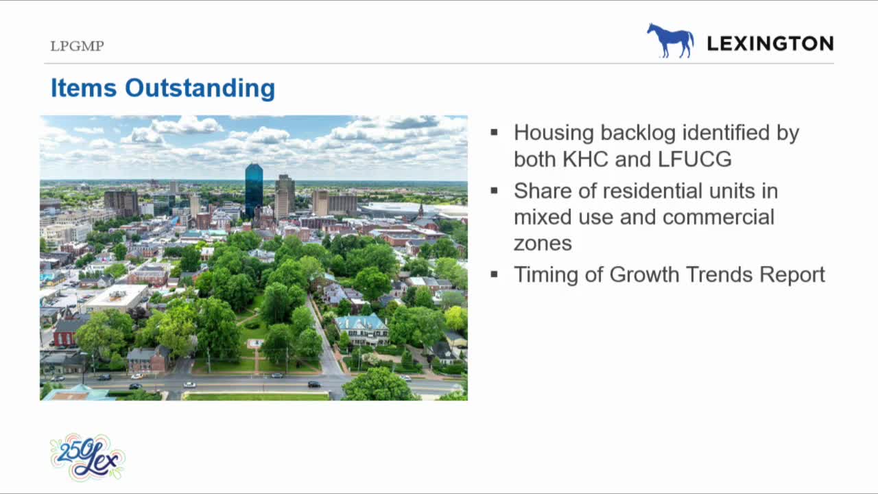 Lexington Council Prepares for GGP Forum on Urban Growth and Preservation Challenges