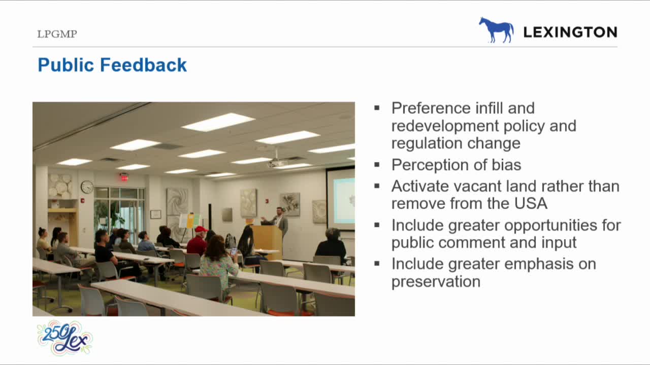 Lexington Urban County Council Reviews Growth Trends and Limits on Urban Expansion