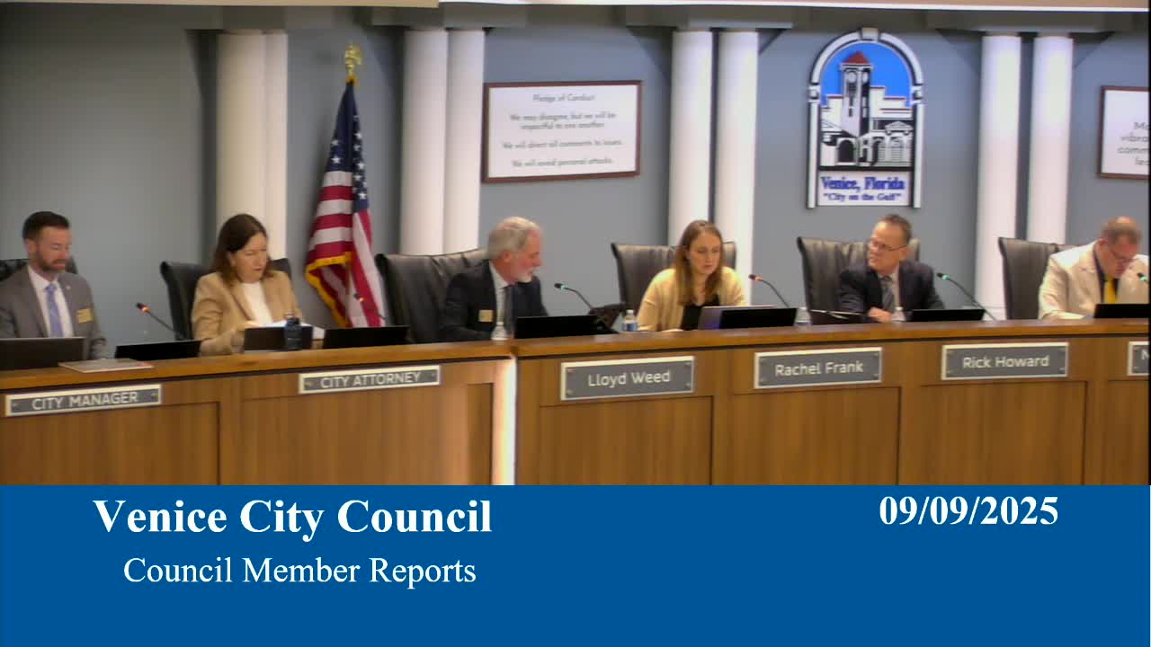 Venice City Council Highlights Sharkstooth Tournament and Upcoming 9/11 Remembrance Ceremony