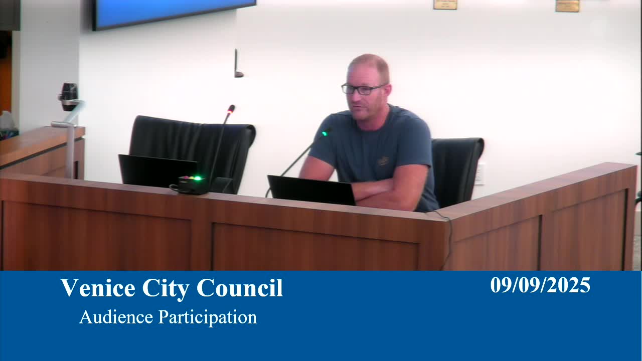 Venice Homeowners Oppose Proposed Property Tax Increases at City Council Meeting