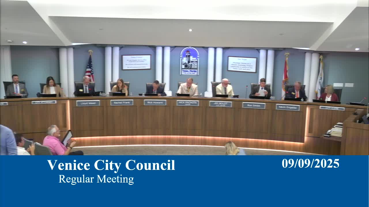 Venice City Council Holds Swearing-In Ceremony for New Firefighters