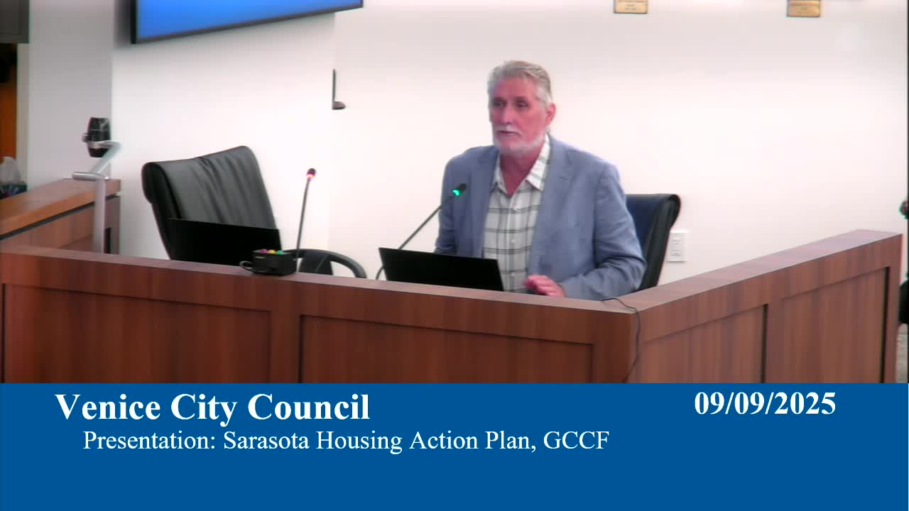 Venice City Council Discusses Affordable Housing Strategies and Community Partnerships