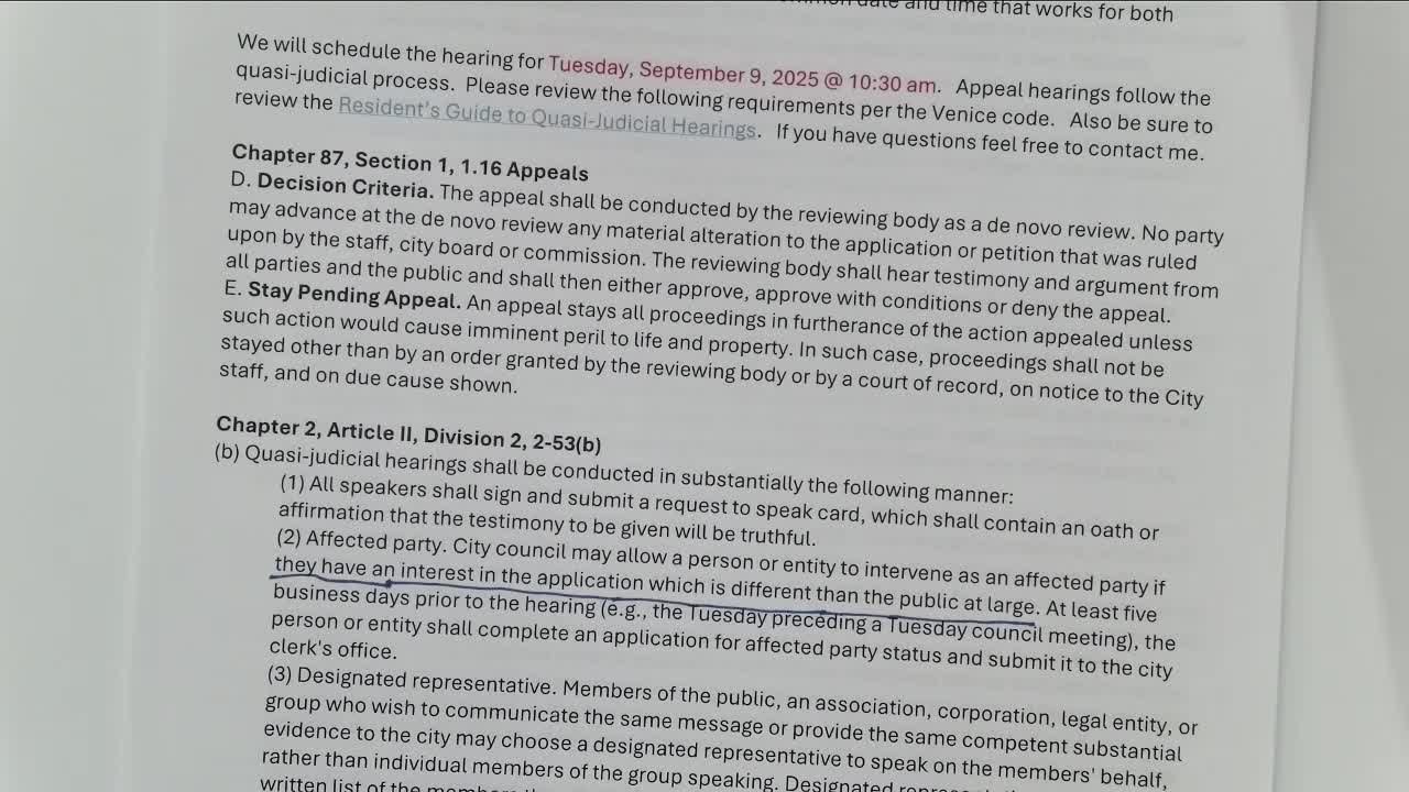 Planning Commission's Architectural Design Variance Appeal Sparks Discussion in Florida