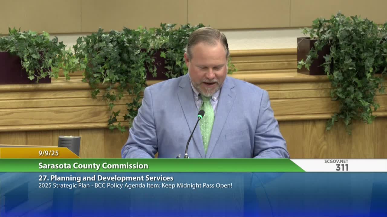Sarasota County discusses plans to maintain stability of Midnight Pass inlet