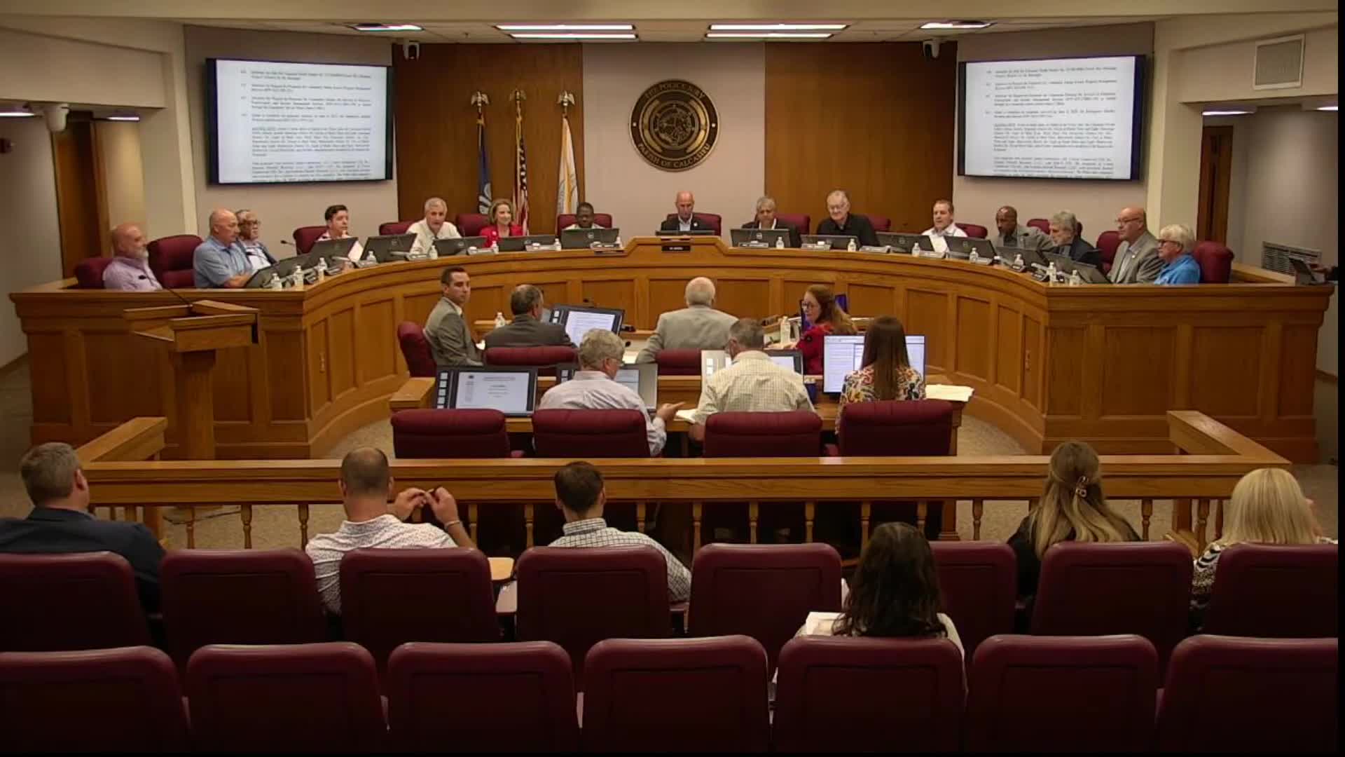 Police jury approves RFP for Community Rating System management; staff says parish is Class 8 with 10% discount