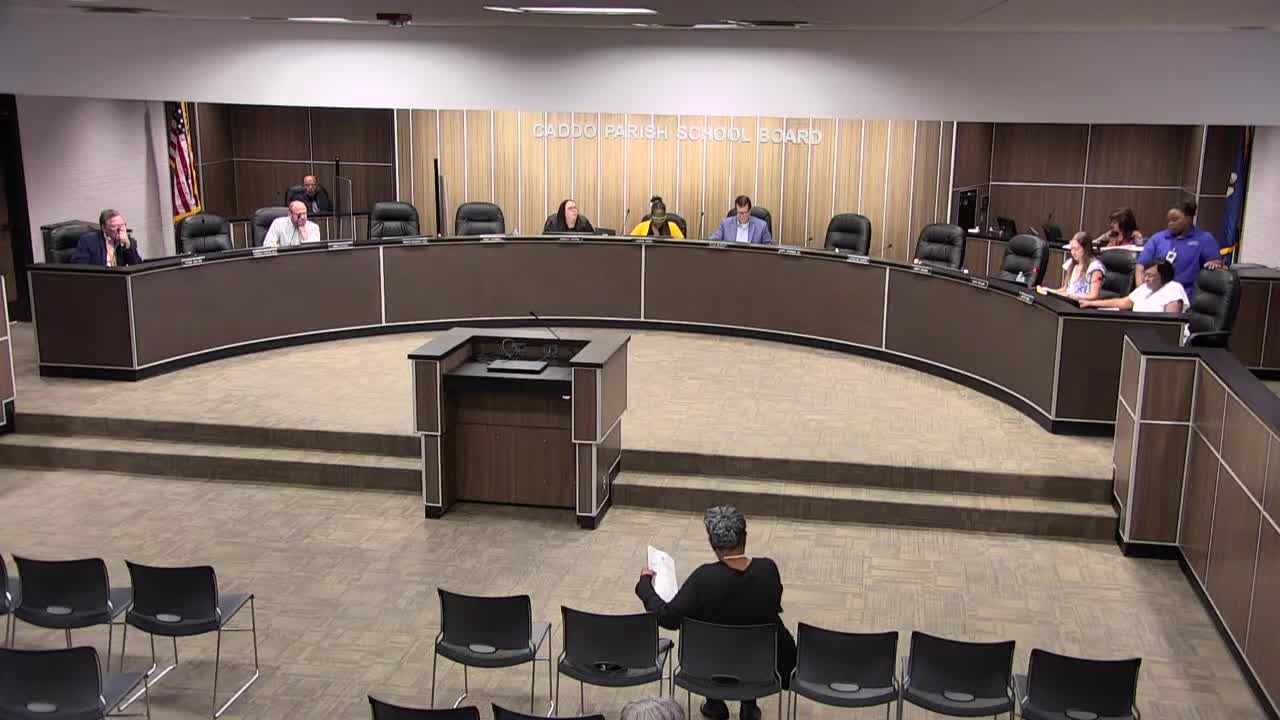 Caddo Parish committee recommends shifting agenda control to president and superintendent, moves to one monthly meeting schedule
