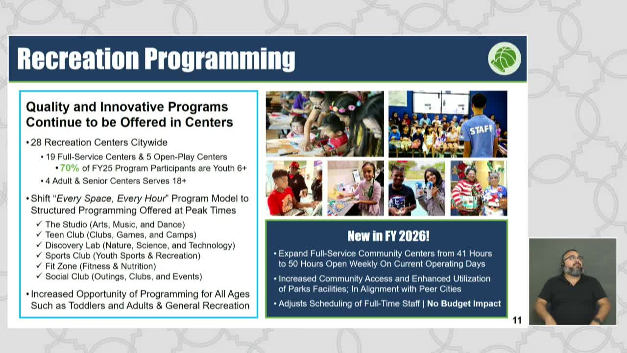 Community Centers Expand Access to Recreation Programs and Sports for All Ages