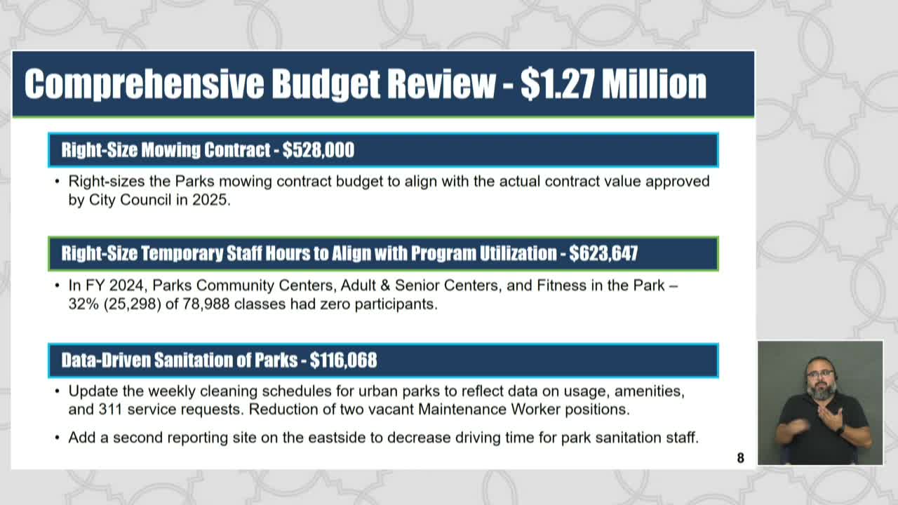 San Antonio Parks Department Implements Data-Driven Budget Cuts and Expands Community Programming