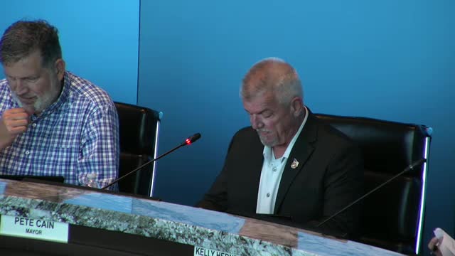 Mayor Pete Cain proclaims September as National Service Dog Month in Anna Texas