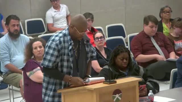 James Cooper Jr Advocates for Veterans Rights at Carbondale City Council Meeting