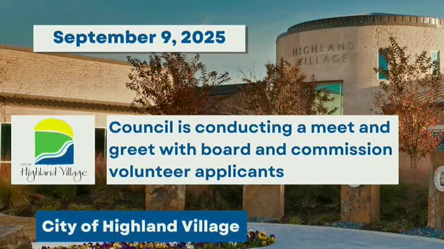 Highland Village City Council Approves Consent Agenda and Honors Local Veterans