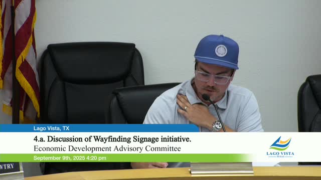 Lago Vista Council Discusses Signage to Preserve Small Town Charm